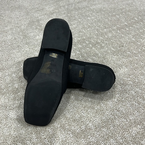 Vivaia square toe block heel loafer - pristine.  Size 9 - Picture 5 of 12